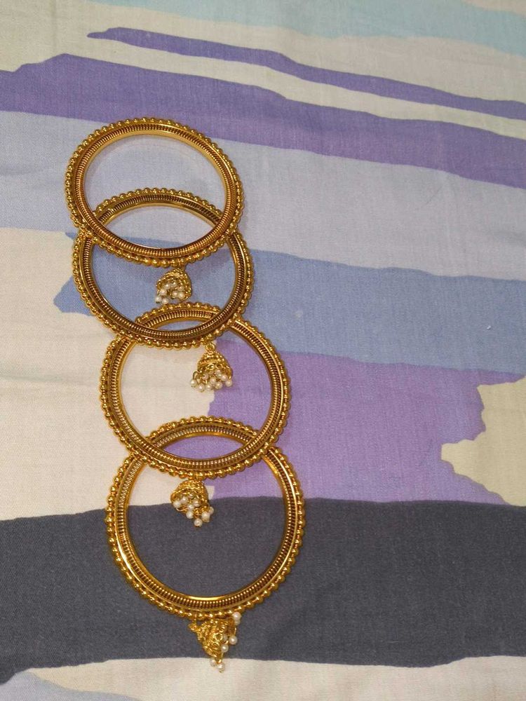 Gold Tone Bangles