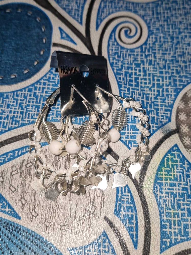 Silver Hoop Earrings