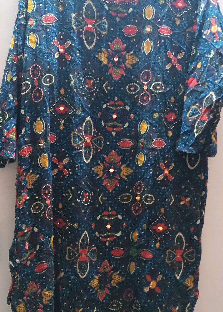 Multi Bandhani Kurti