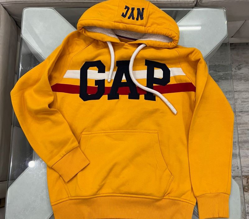 GAP Yellow Graphic Hoodie