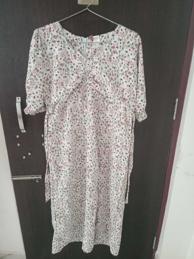 Floral Print Midi Dress