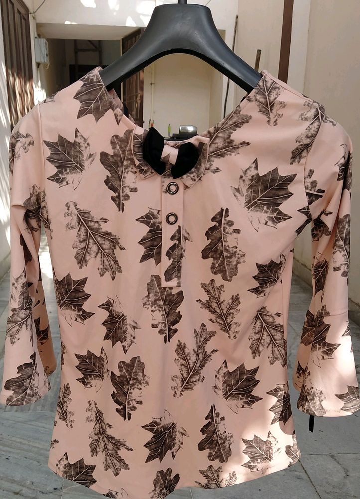 Hurry!! Free delivery on Cute Bow-tie Pastel Top!