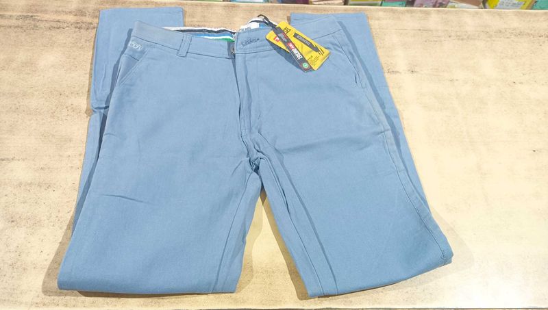 Blue Casual Trousers