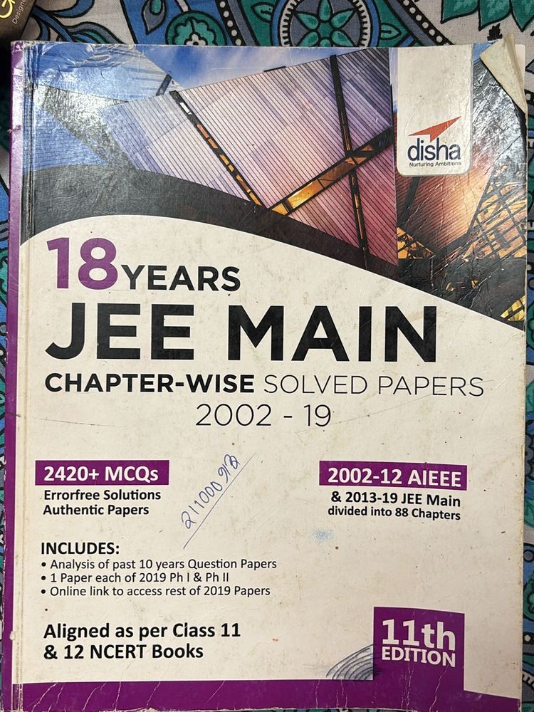 JEE Main Solved Papers 2002-2019