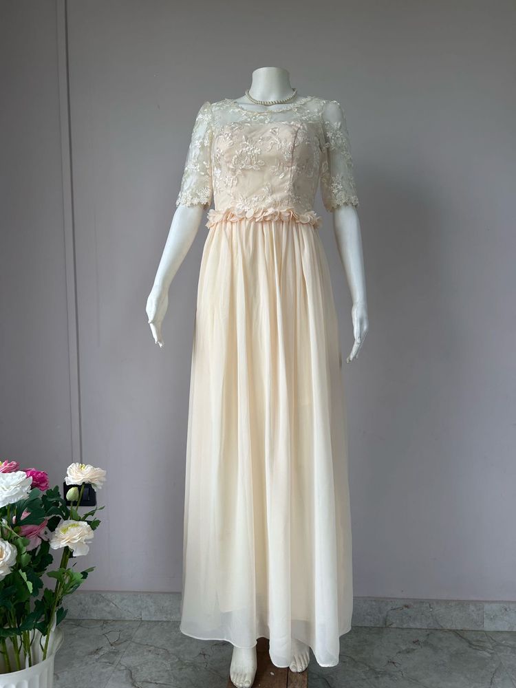 Lace Embellished Gown