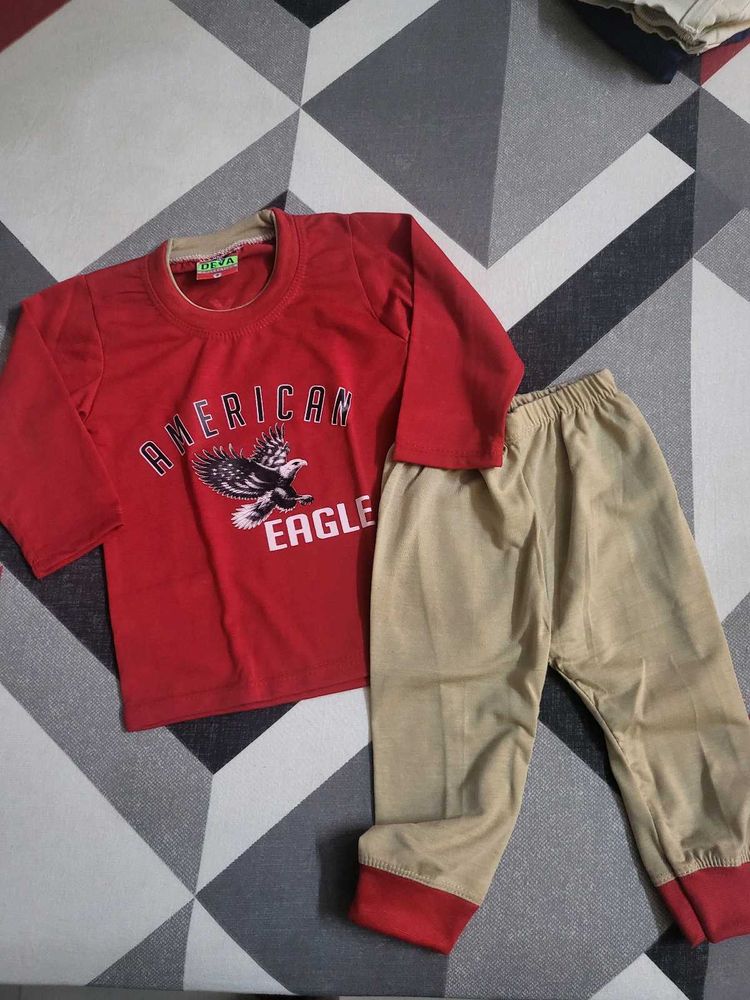 Tshirt Pajamas Set