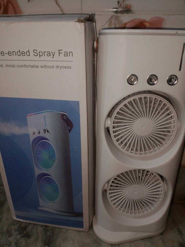 Mini Double Fan Cooler (Rechargeable)
