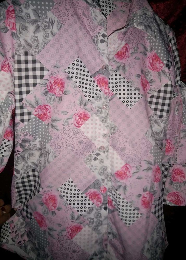 Patchwork Floral Top