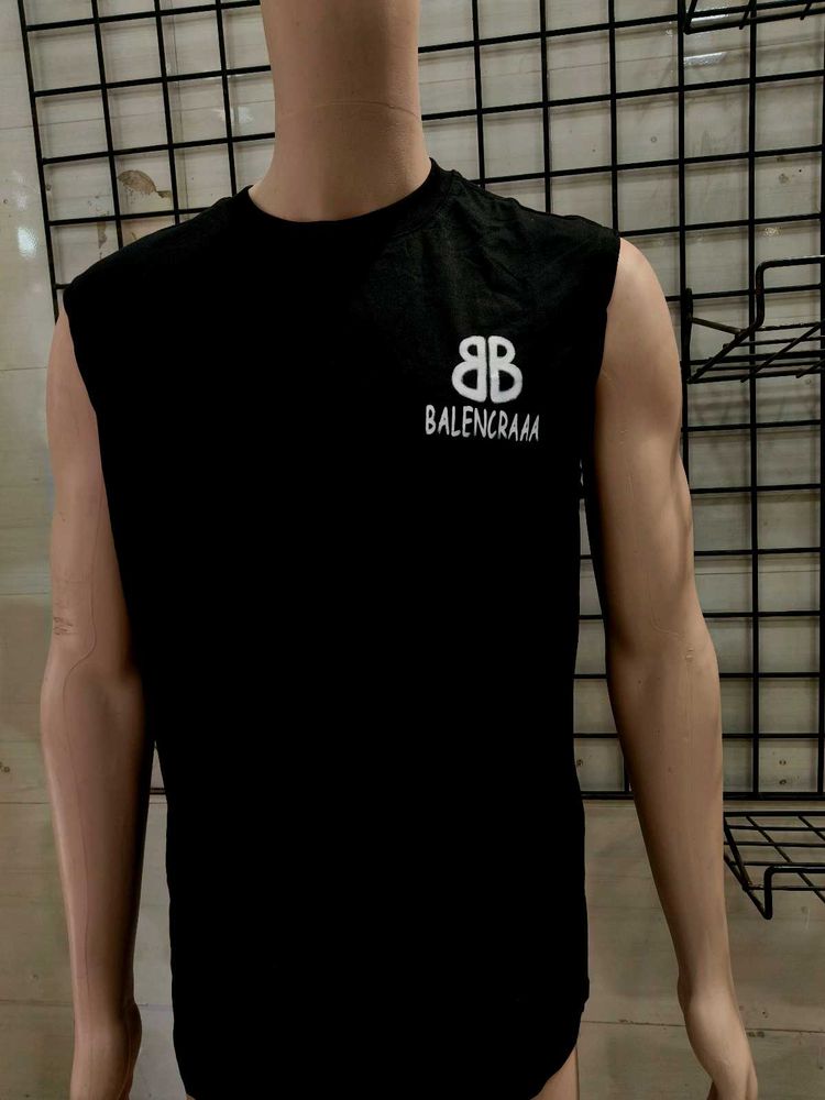 Black Balencraaa Tank Top