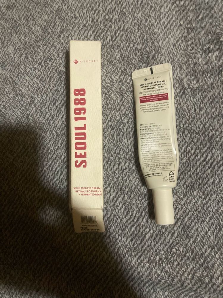 K-Secret Seoul 1988 Eye Cream 25 ml left..