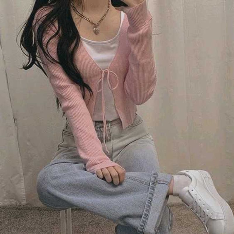 New With Tag Korean Cute Dori Peach Top