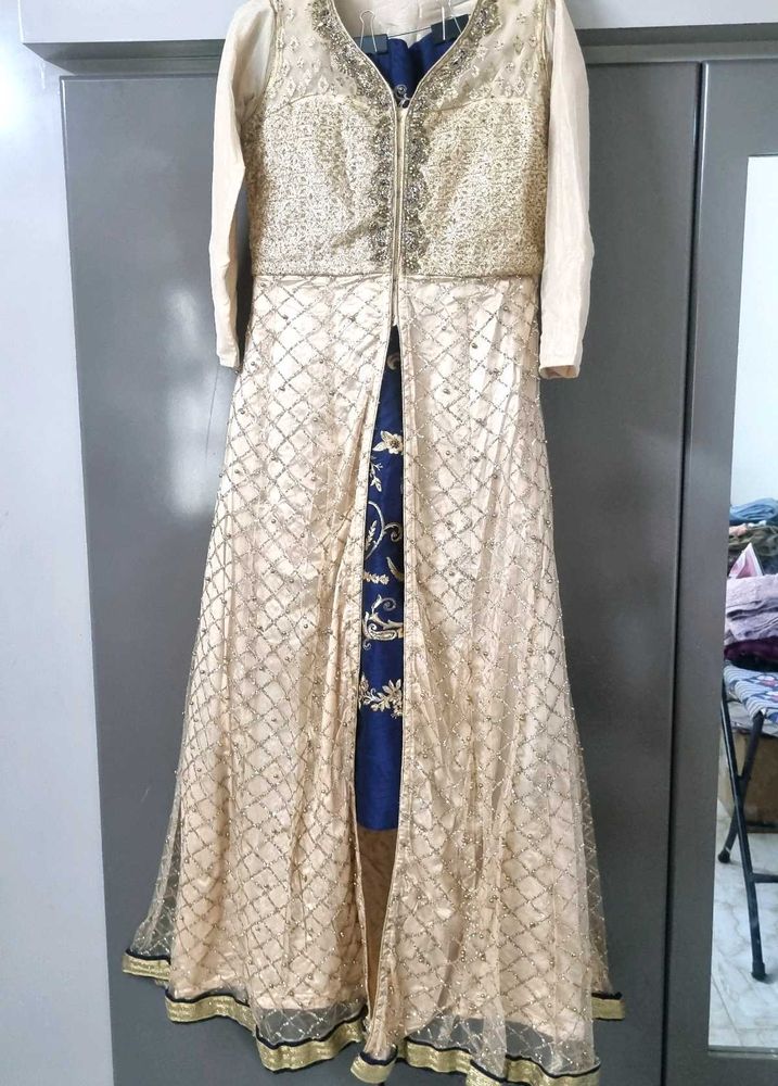 Bridal Skirt With Net Jacket