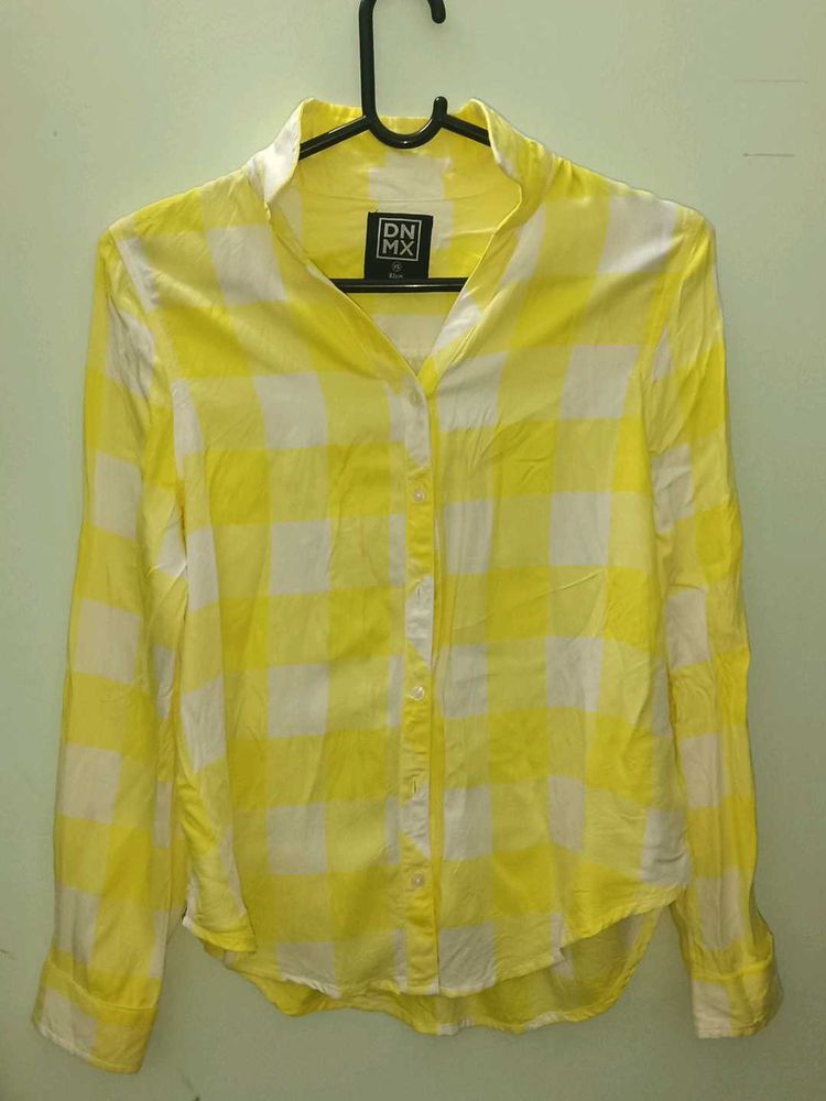 Yellow Plaid Shirt