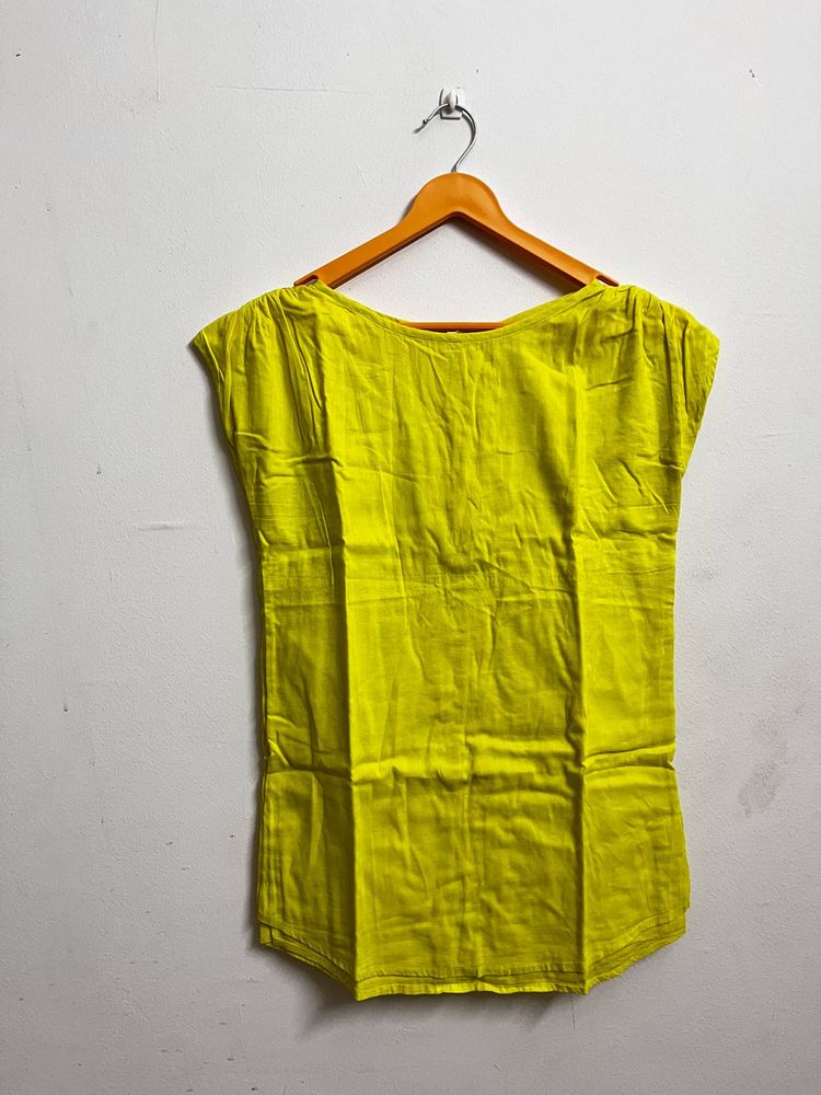 Flourescent Green Top