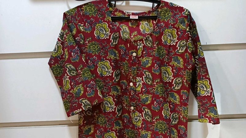 Floral Print Kurta