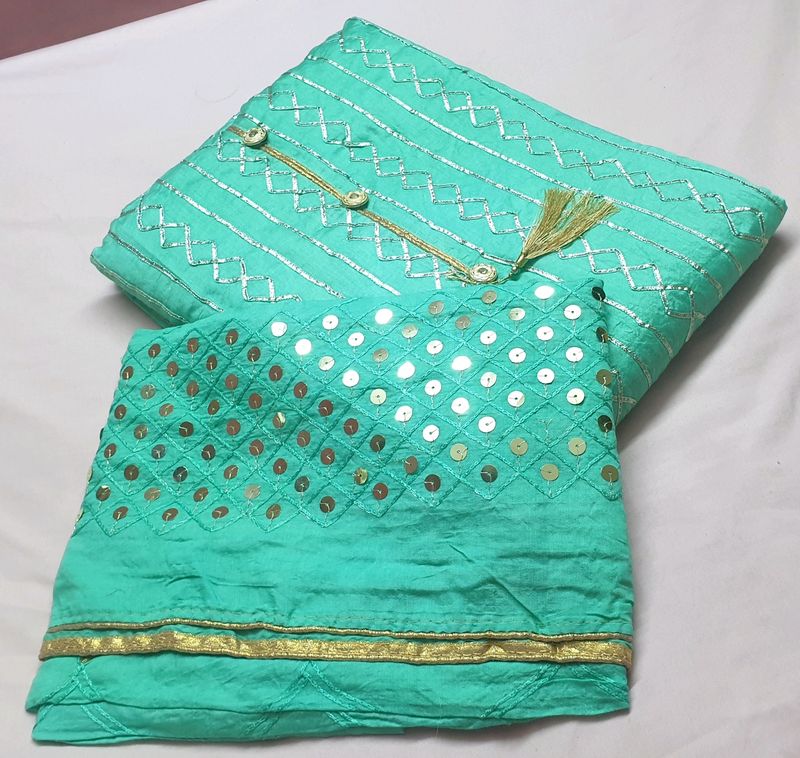 Chanderi Silk Dress Material