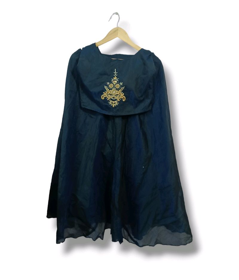 Navy Blue Lehenga Choli (Women&#39;s)
