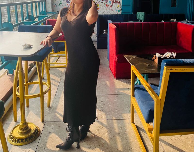 Bodycon Strechable Midi Dress