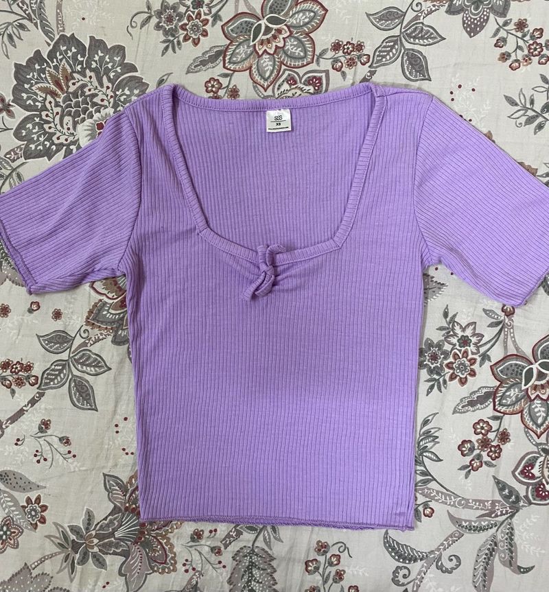 Lavendar Crop Top 💟