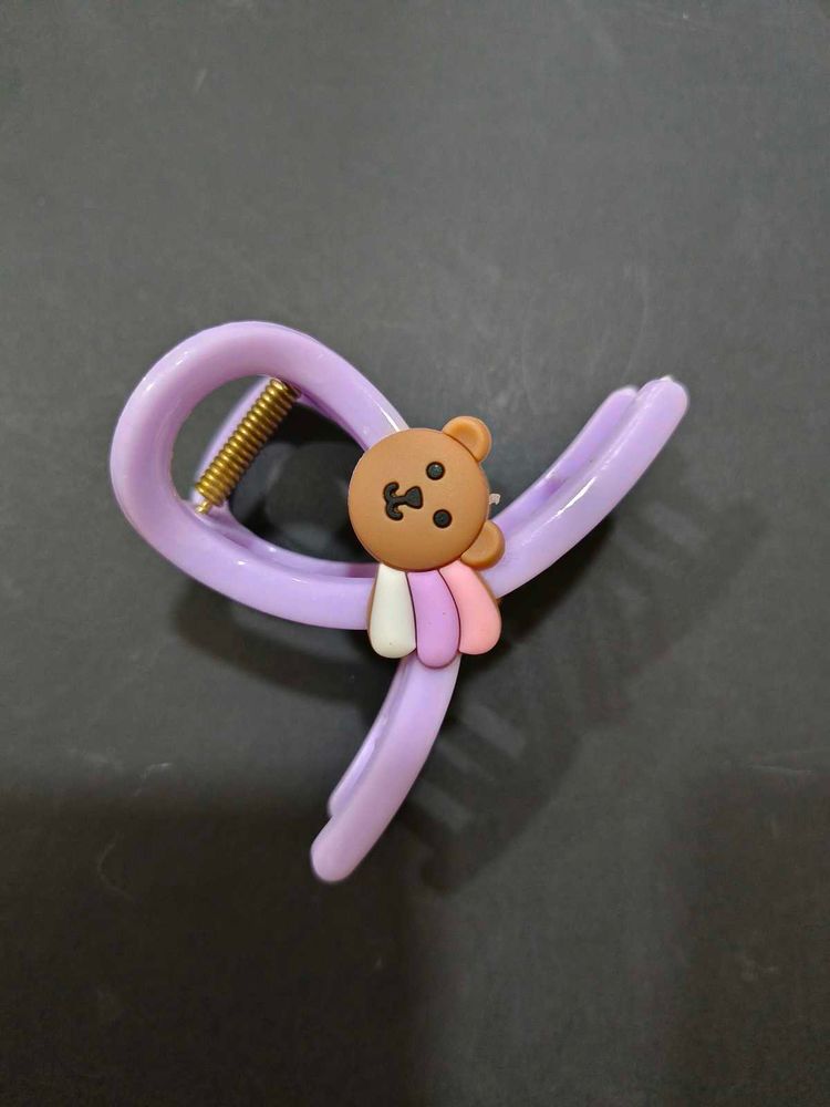 Cute Bear Hair Claw Clip