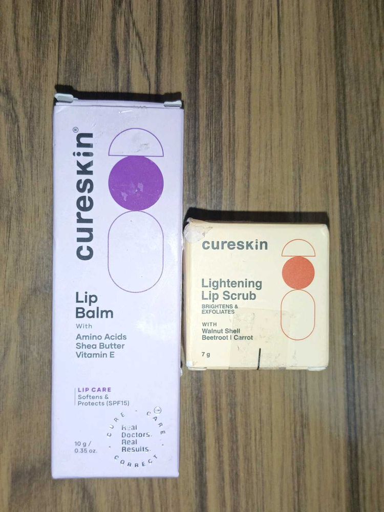Cureskin Lip Balm &amp; Scrub Set