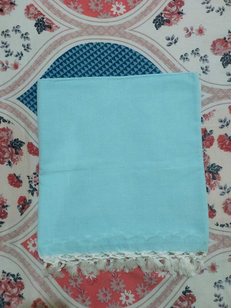 New Light Blue Plain Chadar Bhagalpuri