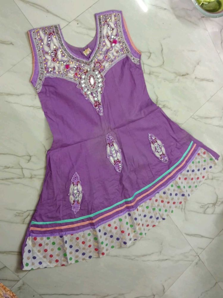 Purple Diginer Dress