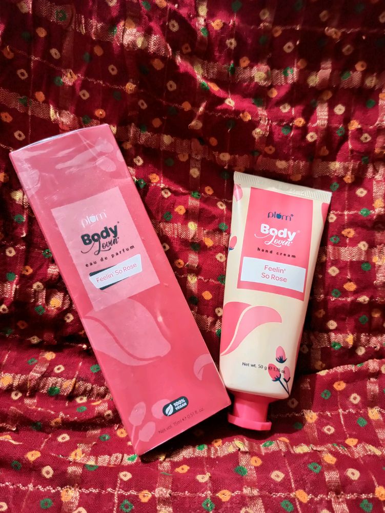 Plum Body Lovin Feelin So Rose Mist &amp; Hand Cream Combo