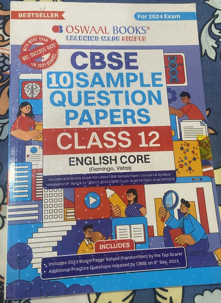 OSWAAL CBSE 10 SQPs ENGLISH CORE Class 12