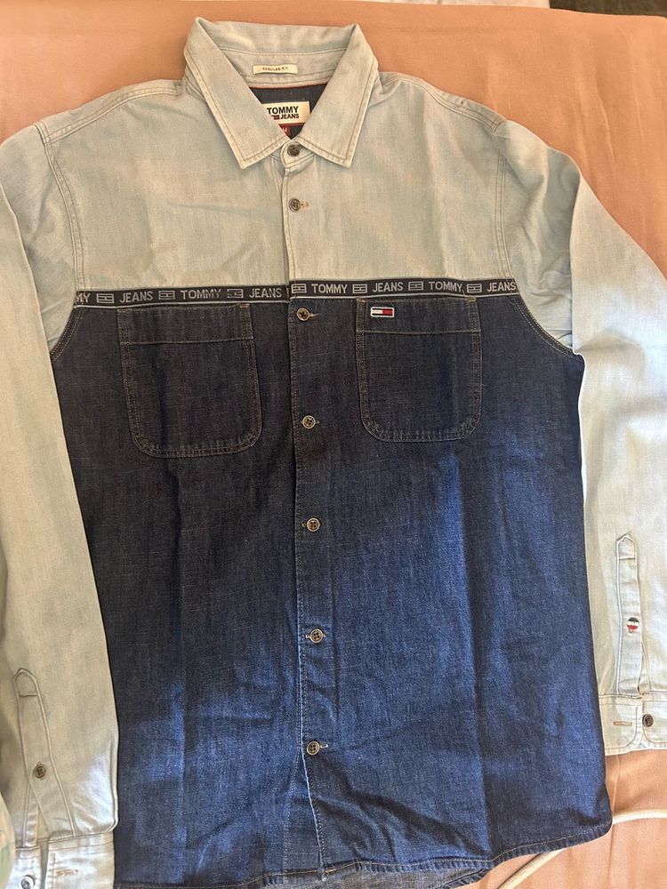 Tommy Jeans Denim Button-Down Shirt
