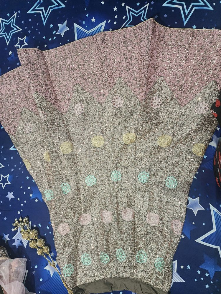 Sparkly Embellished Lehenga Skirt