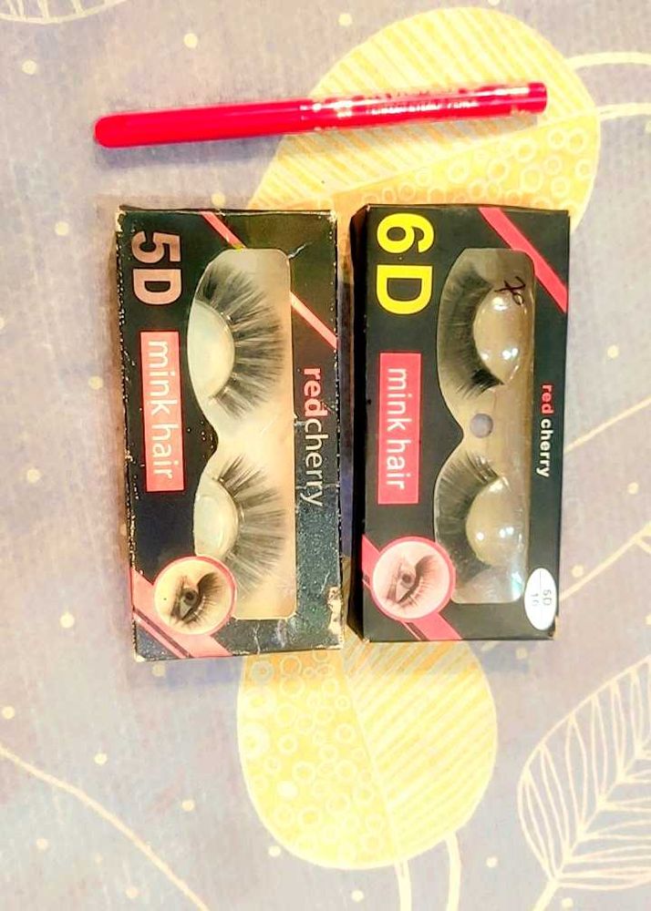 5D &amp; 6D Mink Hair False Eyelash Set