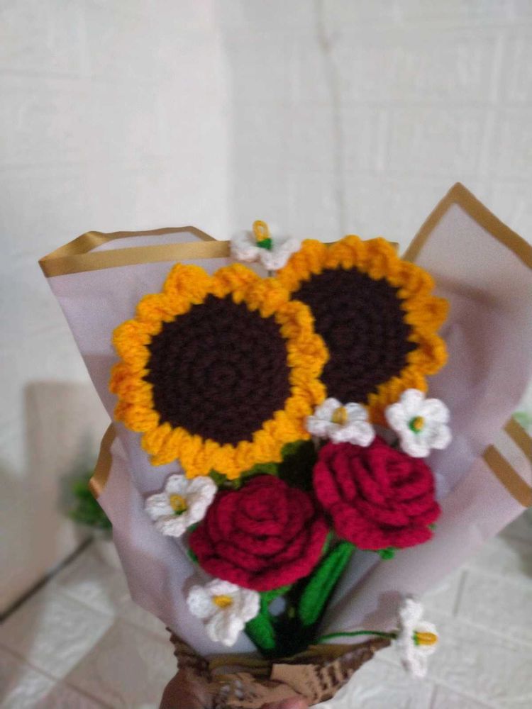 Crochet Flower Bouquet