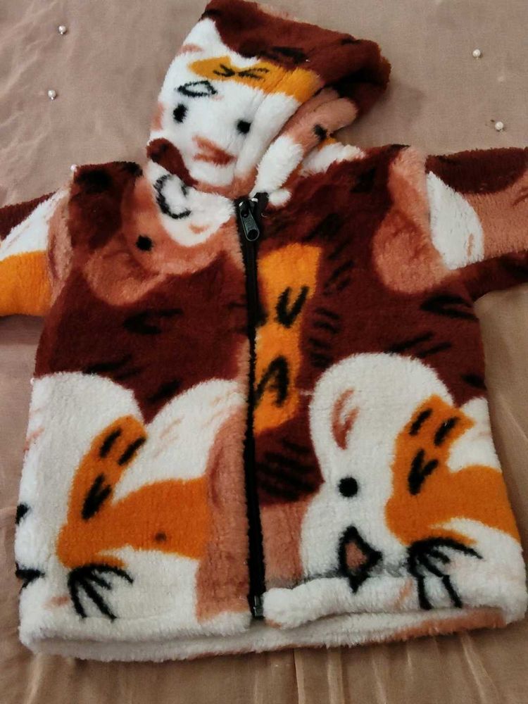 Cute Animal Print Baby Jacket