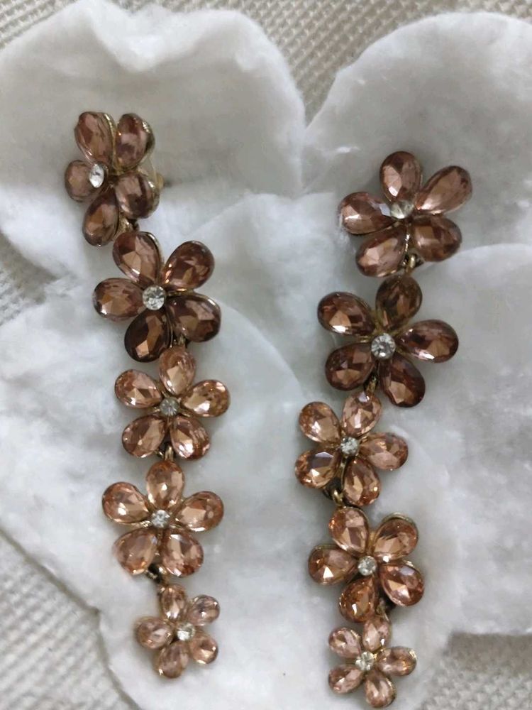 Flower Drop Earrings