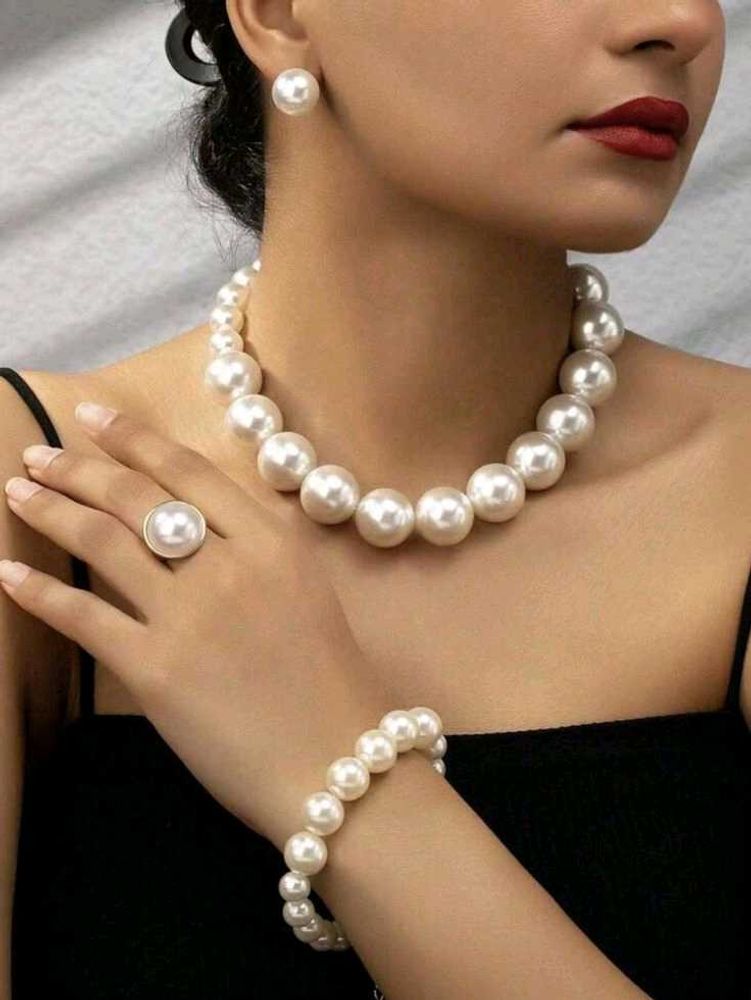 Pearl Jewelry Set