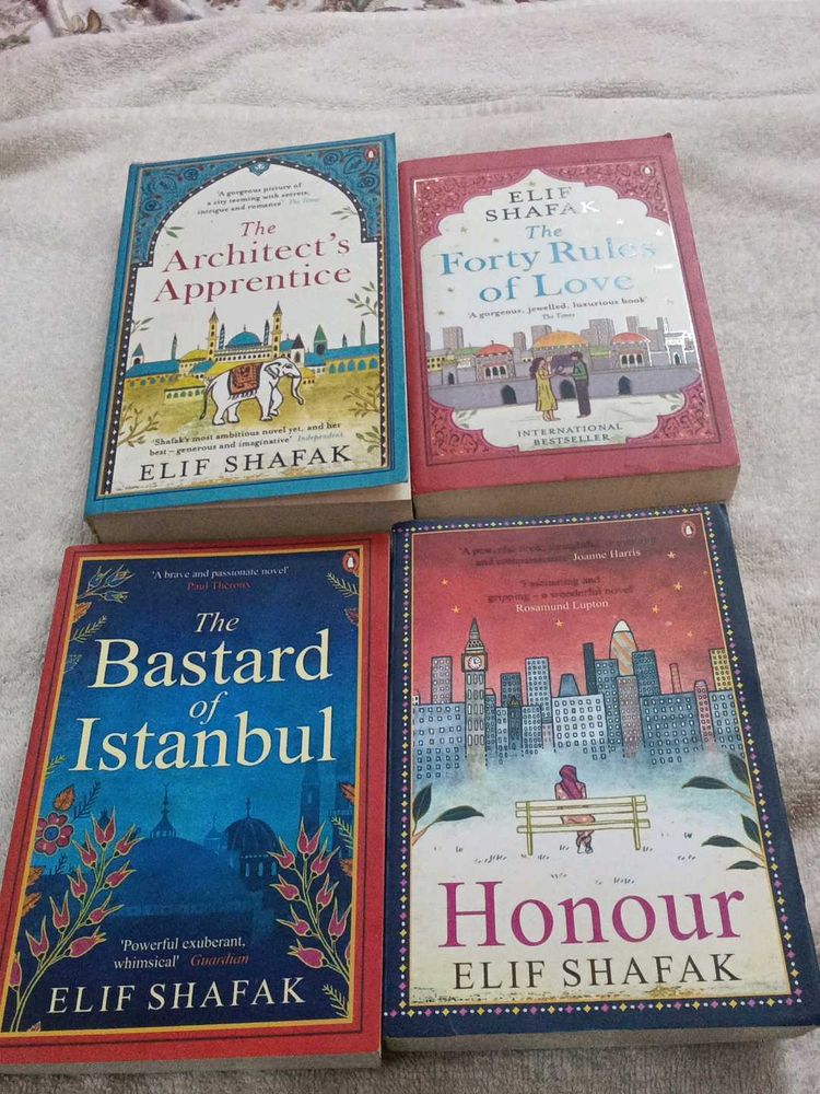Elif Shafak Book Set 4 boo