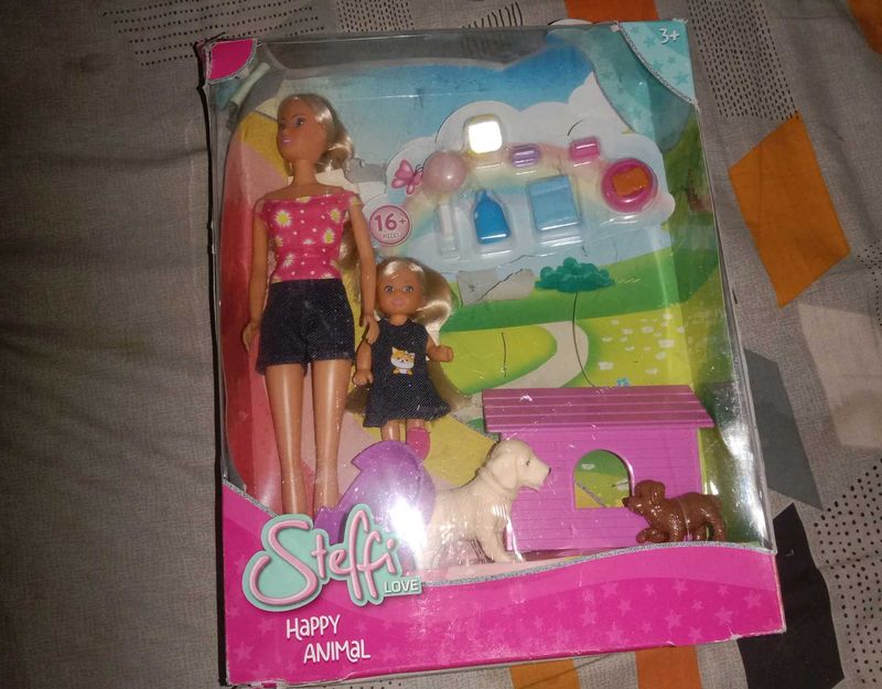 Steffi Love Happy Animal Doll Set