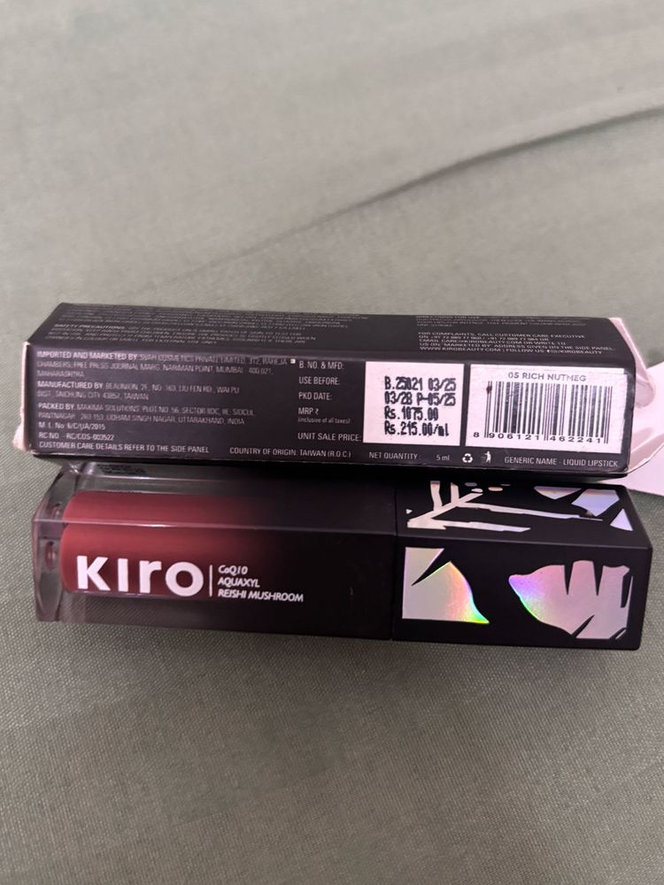 Kiro Liquid Lipstick - 05 Rich Nutmeg Shade