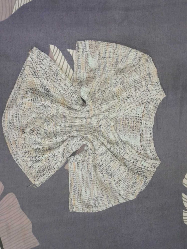 Abstract Knit Top