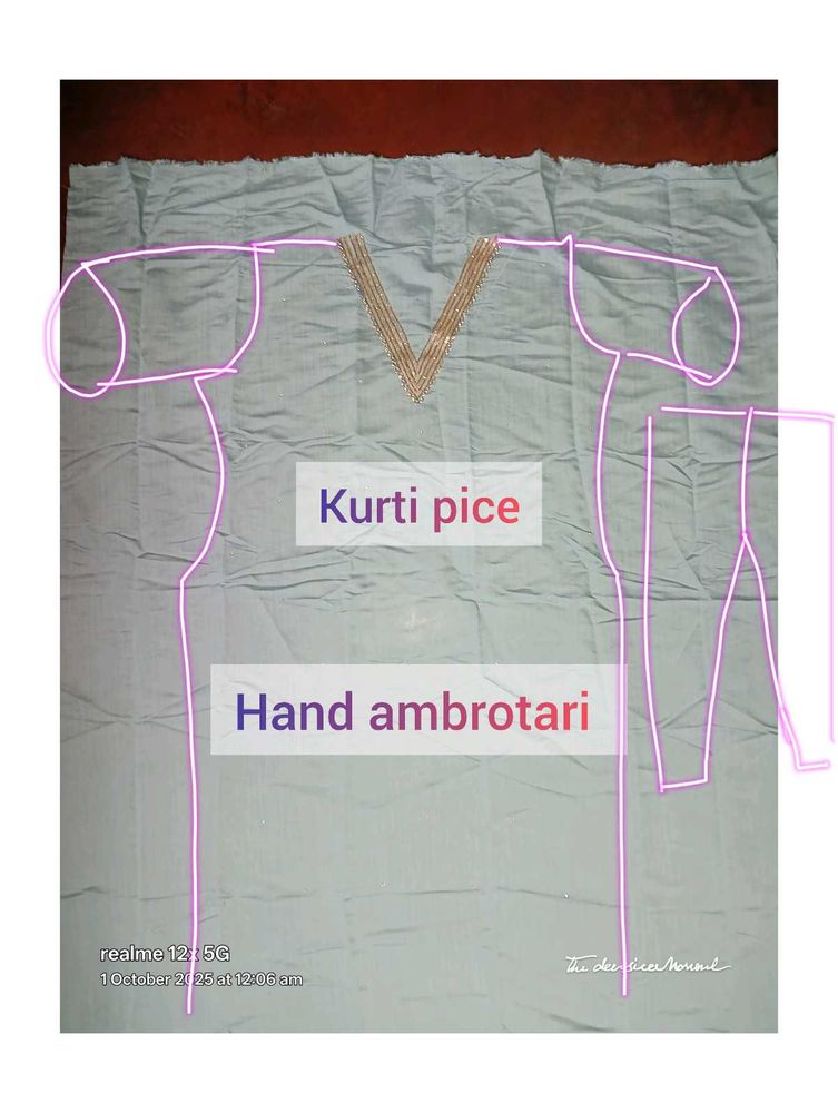 Kurti piece cloth 3.25 Metter 👗