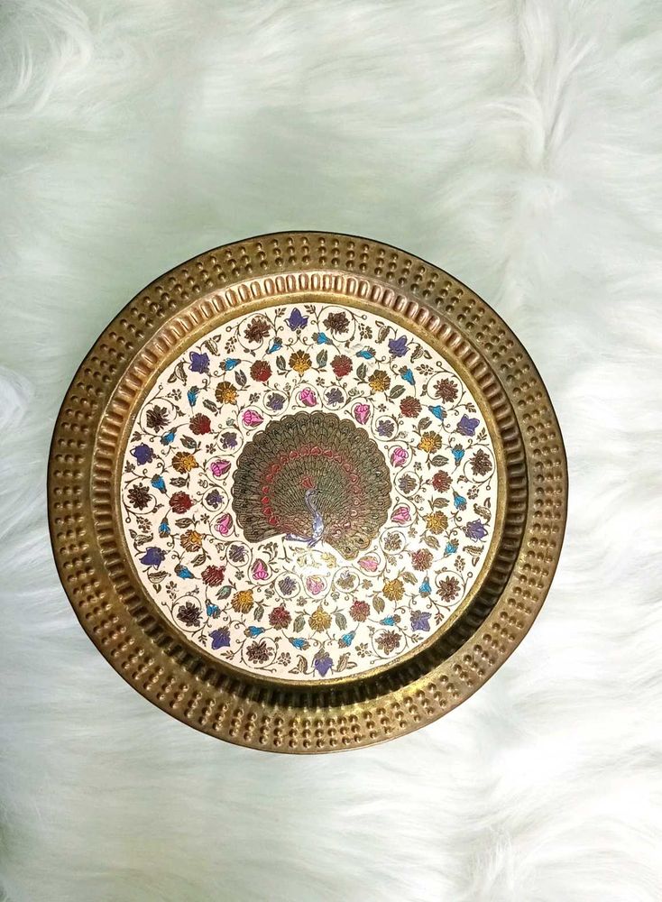 Vintage Peacock Wall Hanging