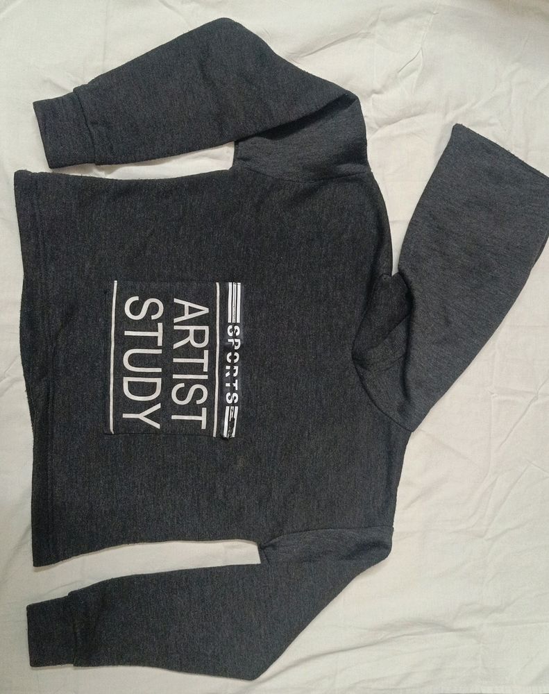 New Crop Top Hoodie For winters