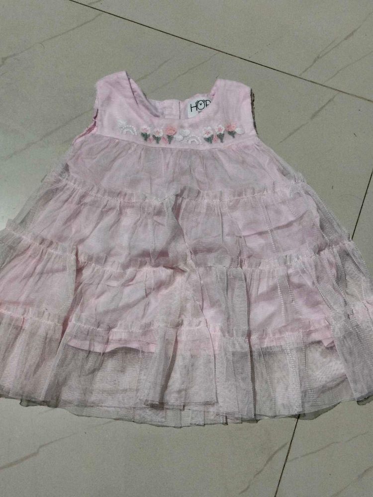 Pink Frock 3-6 Months