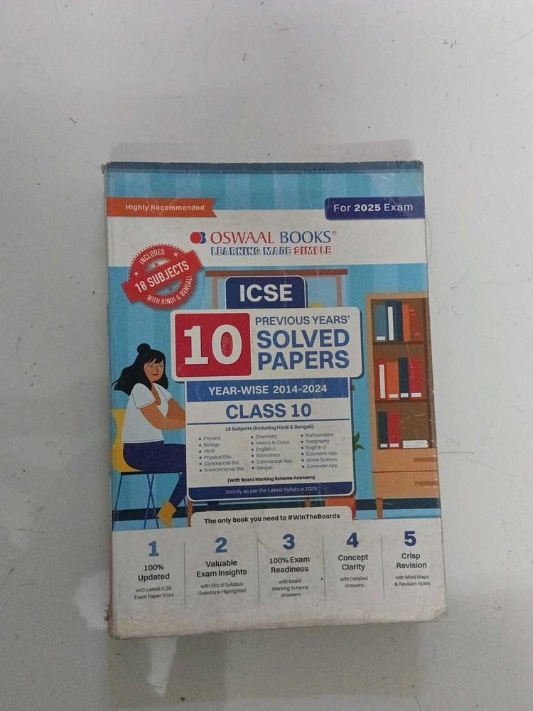 Oswaal ICSE Class 10 Solved Papers