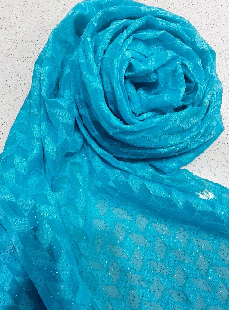 Georgette Shimmer Party Wear Stole