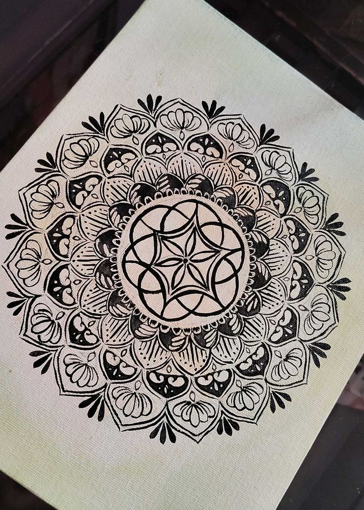 Canvasborad Mandala Art