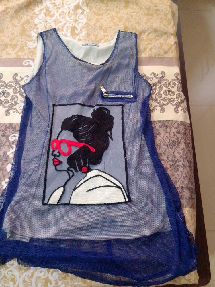 Stylish Graphic Print Dress
