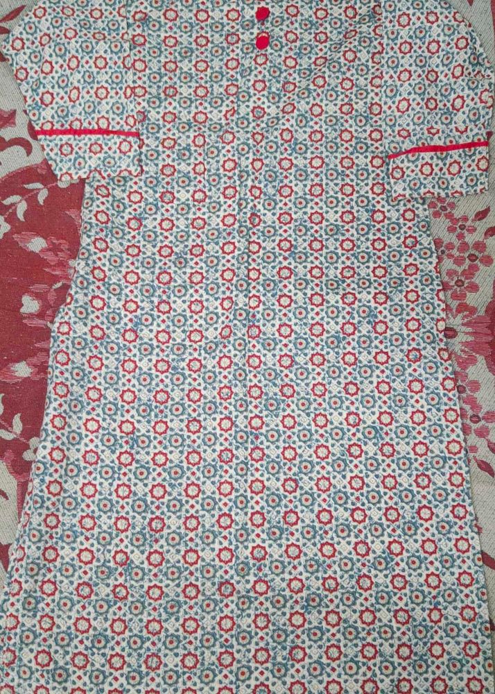 new Printed Cotton Kurta