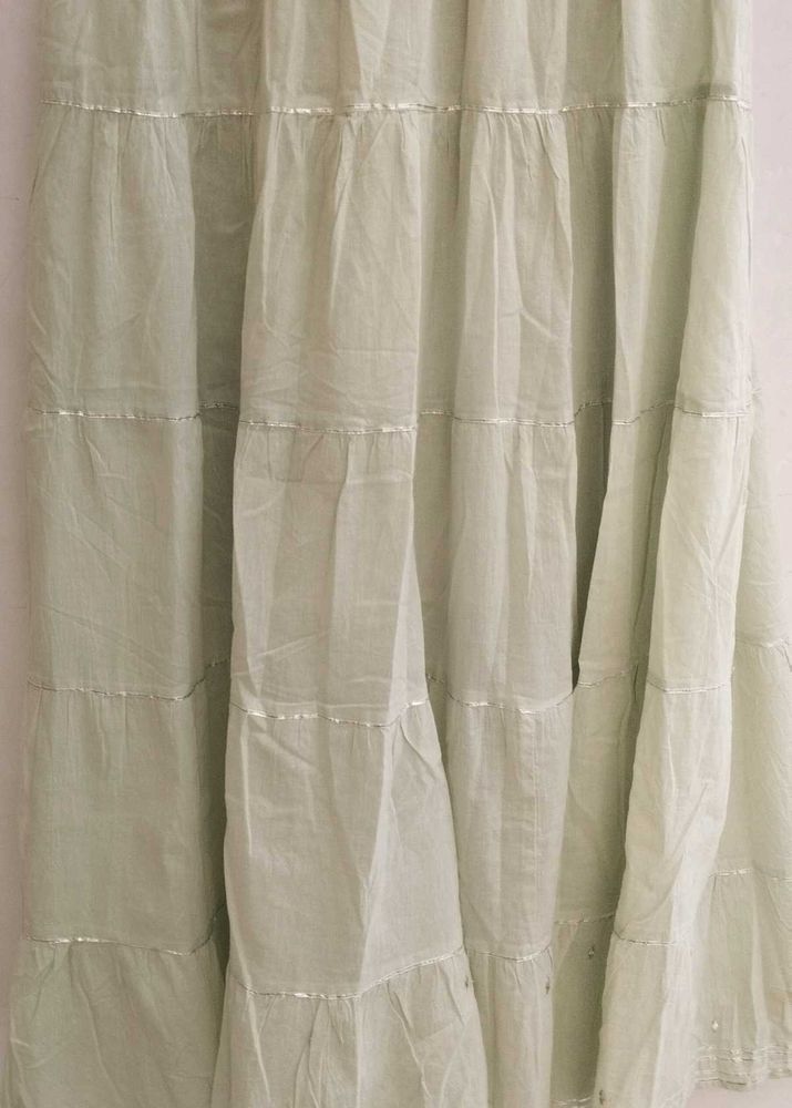 Tiered Maxi Skirt And Kurta